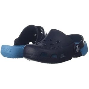 CROCS Unisex-Child‎ Electro Clogs, Navy/Electric Blue Size 13